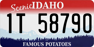ID license plate 1T5879O