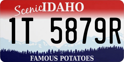 ID license plate 1T5879R