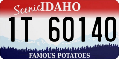 ID license plate 1T6014O