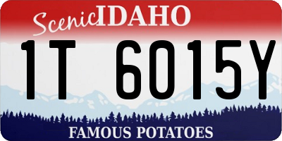 ID license plate 1T6015Y