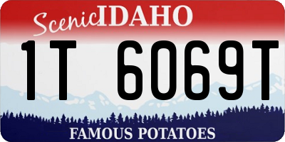 ID license plate 1T6069T