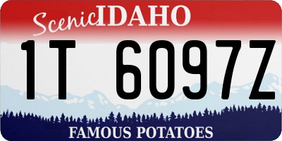 ID license plate 1T6097Z