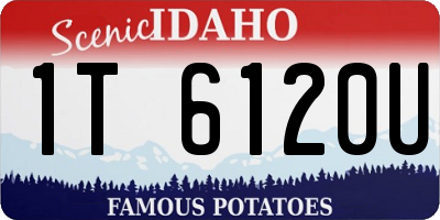 ID license plate 1T6120U
