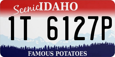 ID license plate 1T6127P