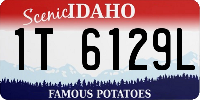 ID license plate 1T6129L