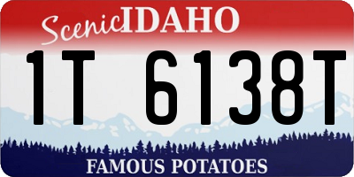 ID license plate 1T6138T