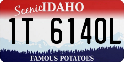 ID license plate 1T6140L