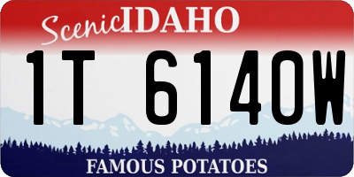 ID license plate 1T6140W