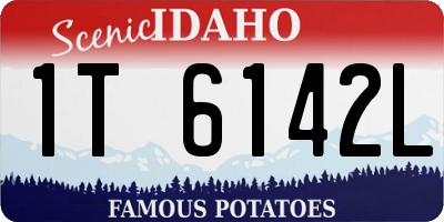 ID license plate 1T6142L