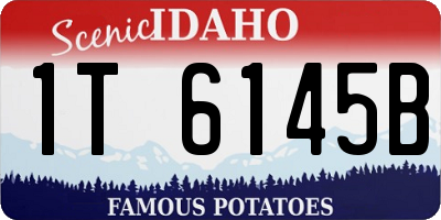 ID license plate 1T6145B