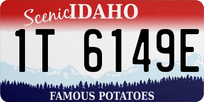 ID license plate 1T6149E