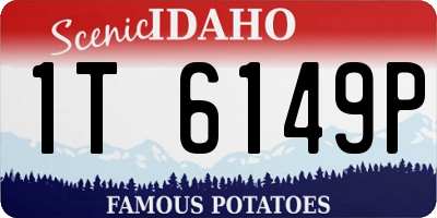 ID license plate 1T6149P