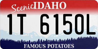 ID license plate 1T6150L