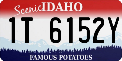 ID license plate 1T6152Y