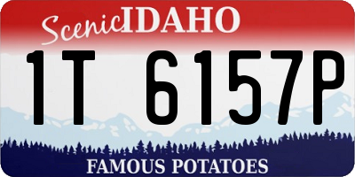ID license plate 1T6157P