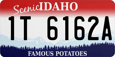 ID license plate 1T6162A