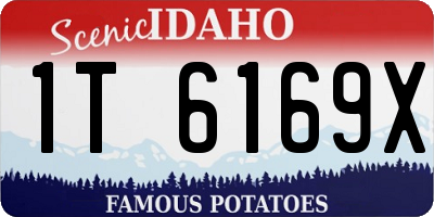 ID license plate 1T6169X
