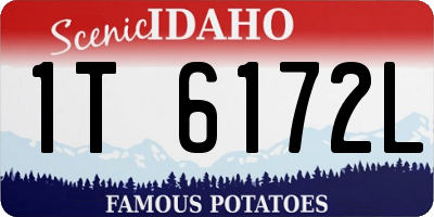 ID license plate 1T6172L