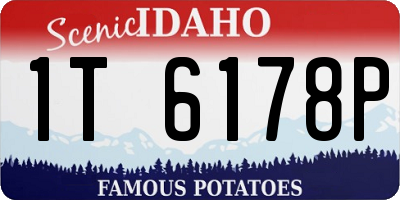 ID license plate 1T6178P
