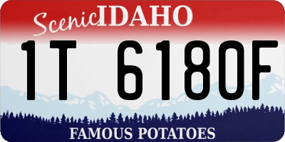 ID license plate 1T6180F