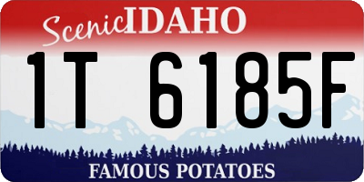 ID license plate 1T6185F