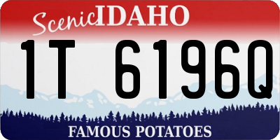 ID license plate 1T6196Q