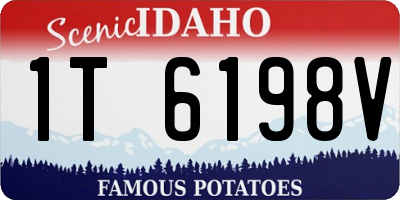 ID license plate 1T6198V