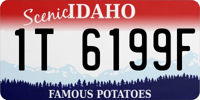 ID license plate 1T6199F