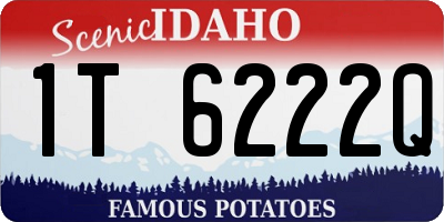 ID license plate 1T6222Q