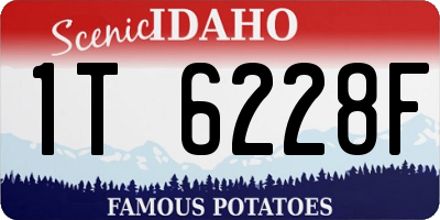 ID license plate 1T6228F