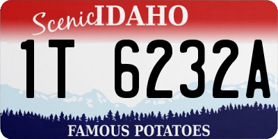 ID license plate 1T6232A