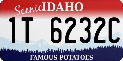 ID license plate 1T6232C
