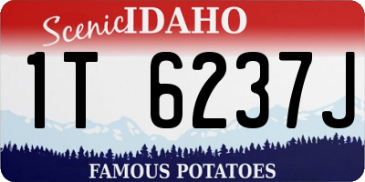 ID license plate 1T6237J