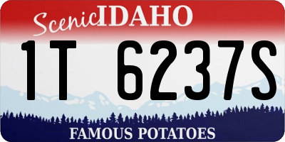 ID license plate 1T6237S
