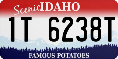 ID license plate 1T6238T