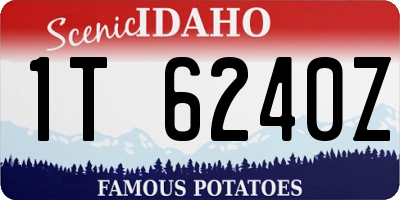 ID license plate 1T6240Z
