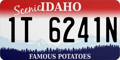 ID license plate 1T6241N