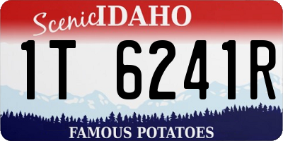 ID license plate 1T6241R