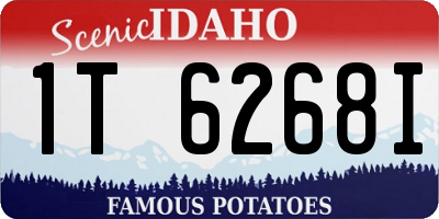 ID license plate 1T6268I