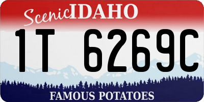 ID license plate 1T6269C