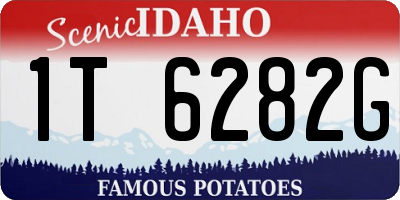 ID license plate 1T6282G