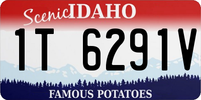 ID license plate 1T6291V