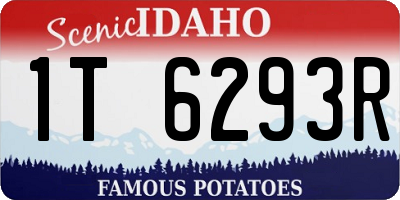 ID license plate 1T6293R