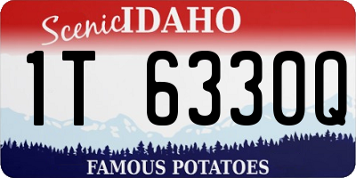 ID license plate 1T6330Q