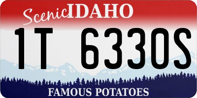 ID license plate 1T6330S