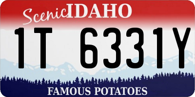 ID license plate 1T6331Y