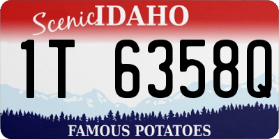 ID license plate 1T6358Q