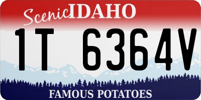 ID license plate 1T6364V