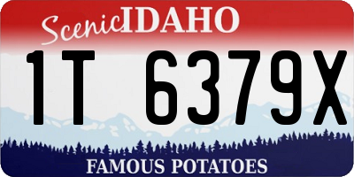 ID license plate 1T6379X
