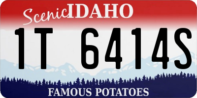 ID license plate 1T6414S